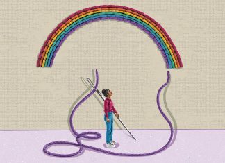 The calming effects of sewing can help people express and heal themselves