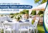 The Ultimate Guide to Choosing Tables and Chairs for Events in 2026